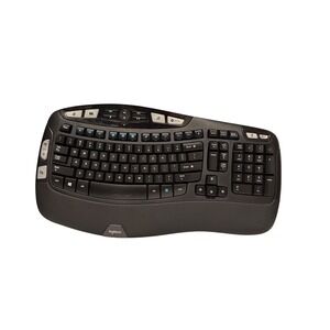 Logitech K350 Wireless Wave Keyboard Ergonomic Black K350 820-007885